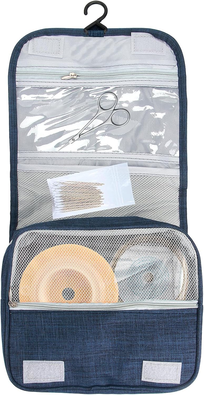 [Australia] - Ostomy Colostomy Travel Bag, Hanging Organizer Bag for Ostomy Supplies 