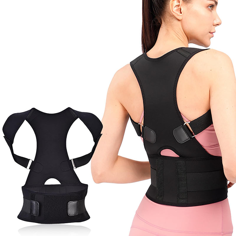 Back Brace Posture Corrector - Adjustable, for Women and Men, Back Lumbar Support, Shoulder Posture Support for Improve Posture Provide (S) S