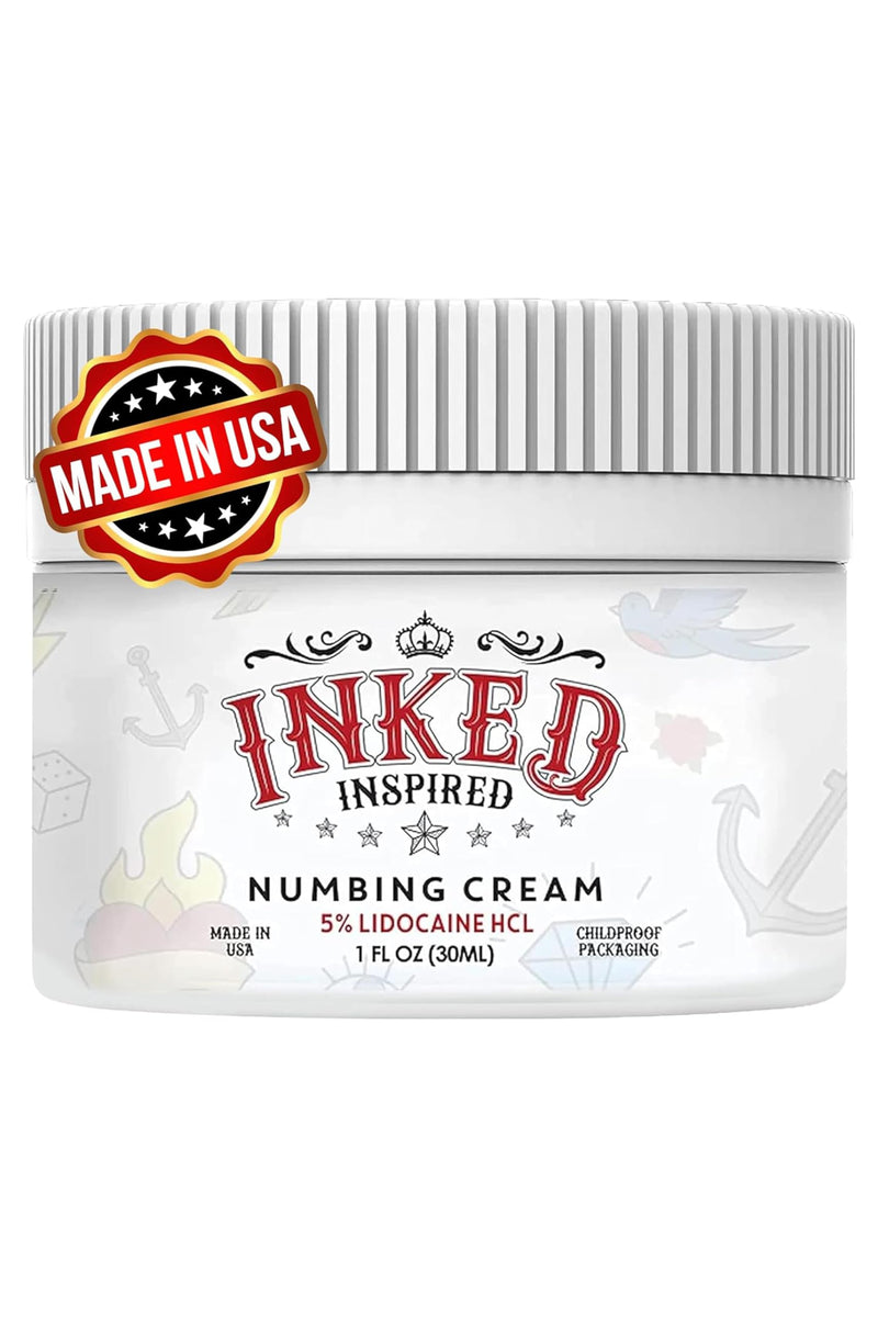 [Australia] - Painless Tattoo Numbing Cream Maximum Strength - Topical Anesthetic Numbing Cream for Tattoos, Microneedling, Waxing for Pain Numbing Relief - 1 oz (30 mL) 