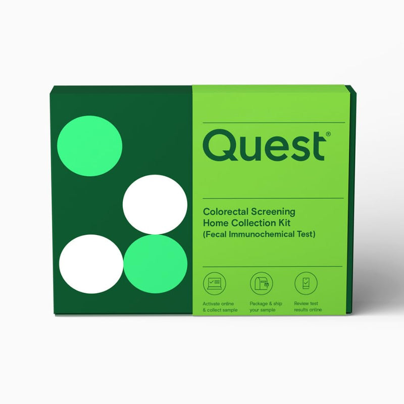 [Australia] - Colorectal Screening from Quest® - home collection kit - fecal immunochemical test (FIT) - recommended for adults 45+ 