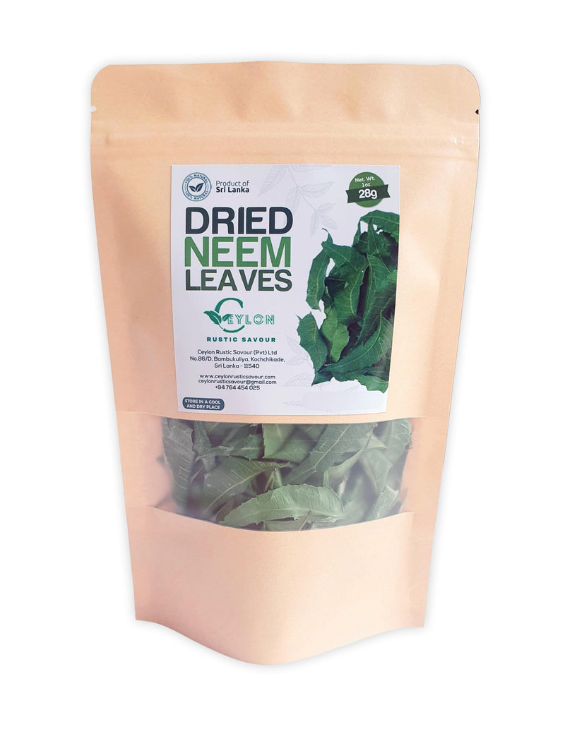 [Australia] - Ceylon Rustic Savour Dried Neem Leaves 1OZ Naturally Grown air dried neem leaves (28g) 