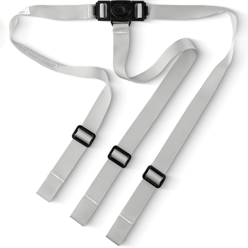 [Australia] - Today's Kids High Chair Straps Replacement Compatible with IKEA Antilop High Chair - Heavy Duty 3 Point Harness Seat Belt, Adjustable Durable Polyester, Soft & Comfortable on Baby's Skin - Gray 