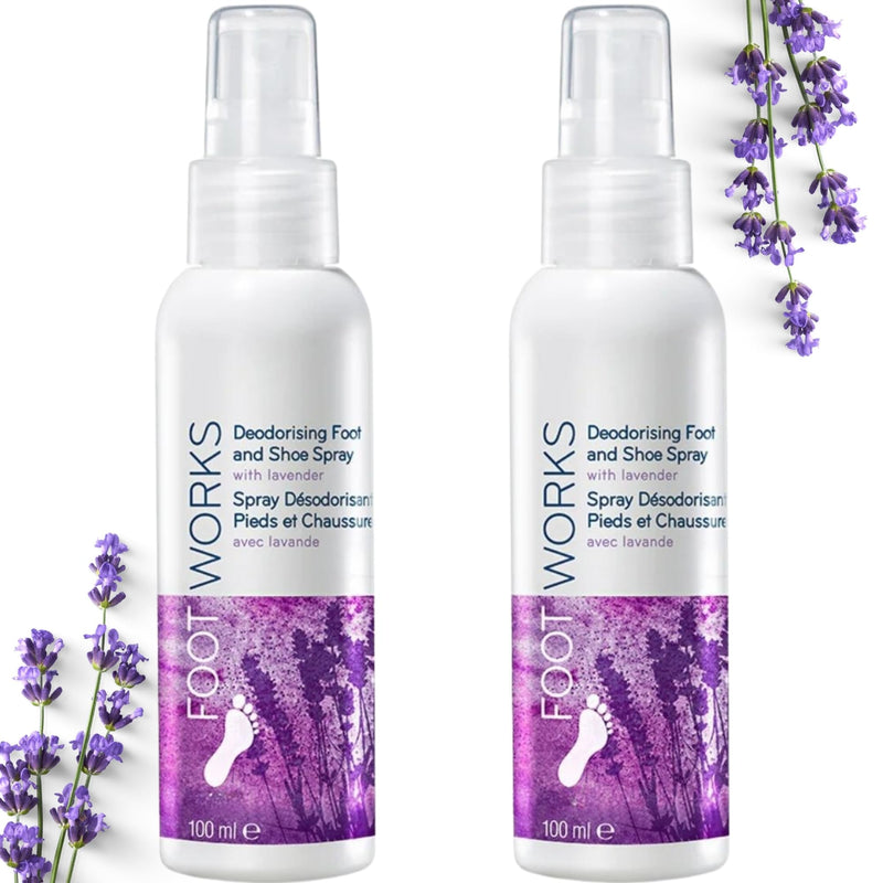 Foot And Shoe Spray With Lavender- Anti Odor- 2Pcs Set