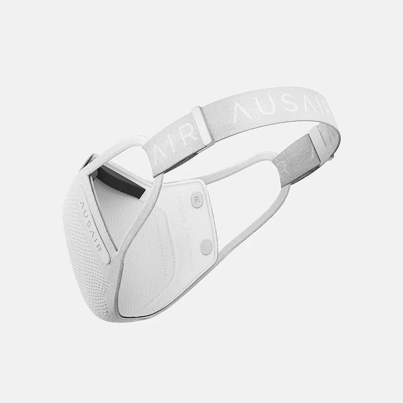 [Australia] - Mask Head Strap, with Stainless Steel Buckles | Adjustable with Silicone Grip Pad | Compatible with All Masks & Resporators | Quick Connect and Release Head Strap Buckles (Grey) Grey 