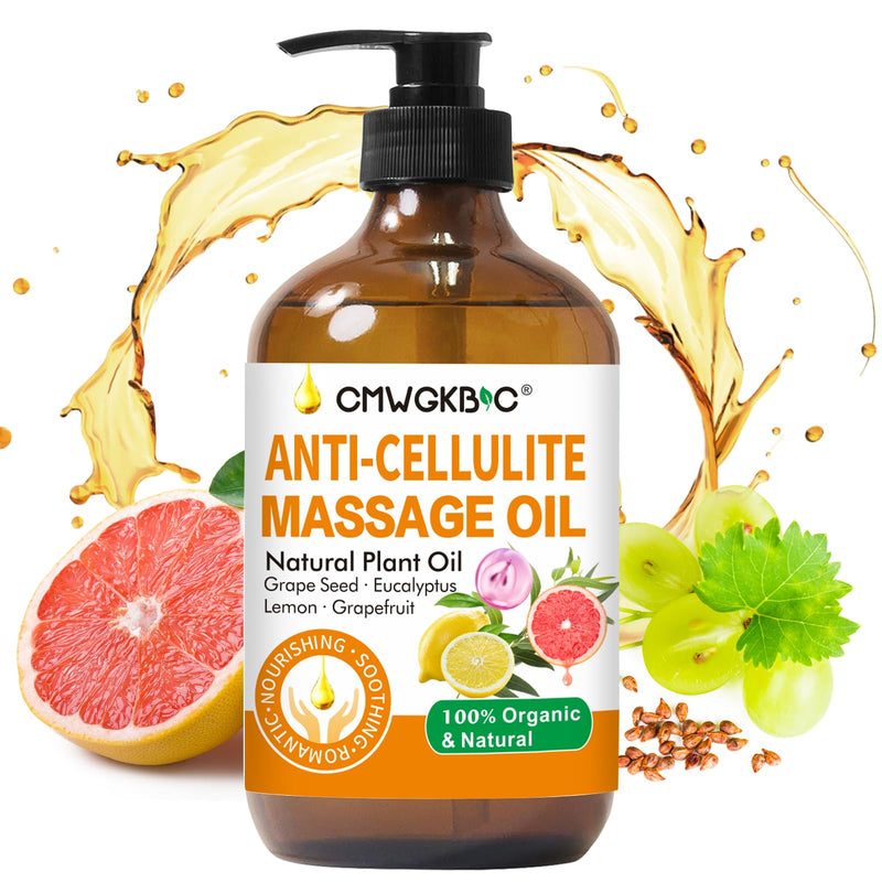 [Australia] - Anti Cellulite Oil Massage Oil for Massage Therapy,Body Oil for Skin Tightening & Cellulite Remover in Thighs and Butt,Cellulite Treatment Massage Oil,Assists with Firming,Toning & Moisturizes Skin Anti Cellulite Oil 