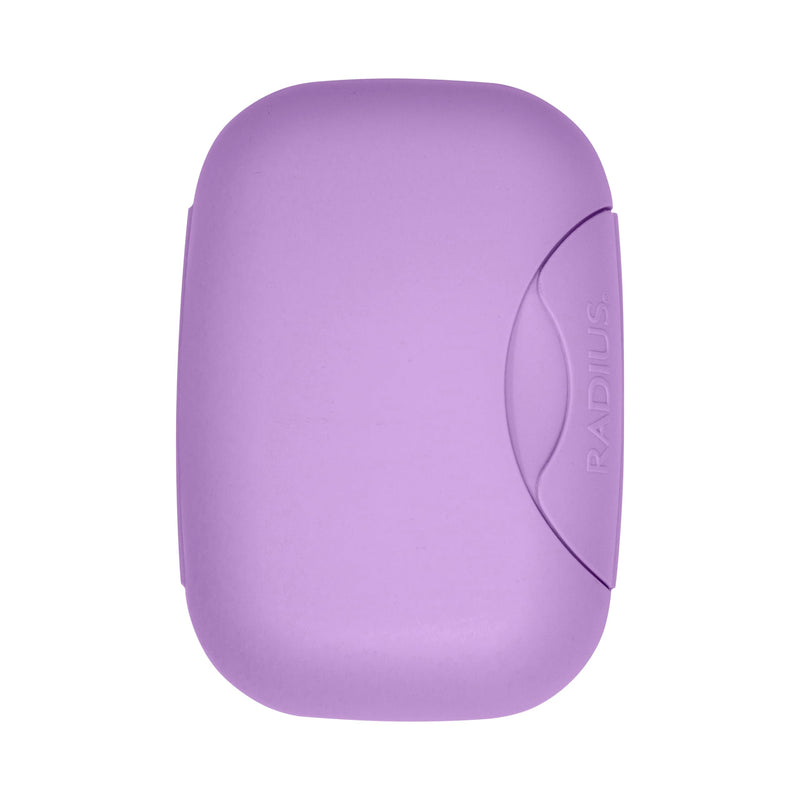 [Australia] - RADIUS Soap Travel Case, BPA-Free Recycled Plastic, Leakproof, Portable for Bathroom, Gym, Home, Camping - Lavender 6H - 1.75W - 3.5L (in) Lavendar 