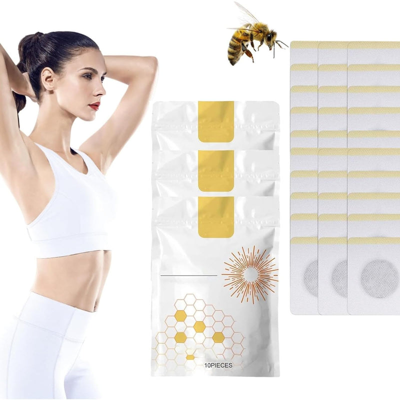 [Australia] - Bee Venom Patches, Bee Venom Lymphatic DrainagePatches, Bee Venom Lymphatic Drainage Patches for Women & Men (30pcs/3Packs) 