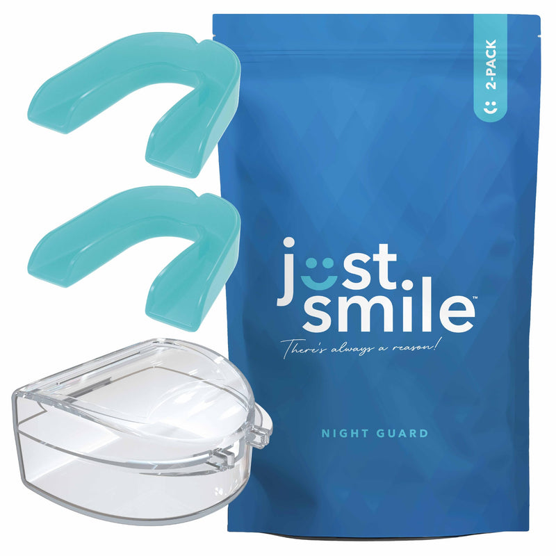 [Australia] - Night Guard 2 Pack - Mouth Guard for Teeth Grinding & Clenching Teeth, Moldable & Custom Nightguard for Grinding (Aqua) Aqua 