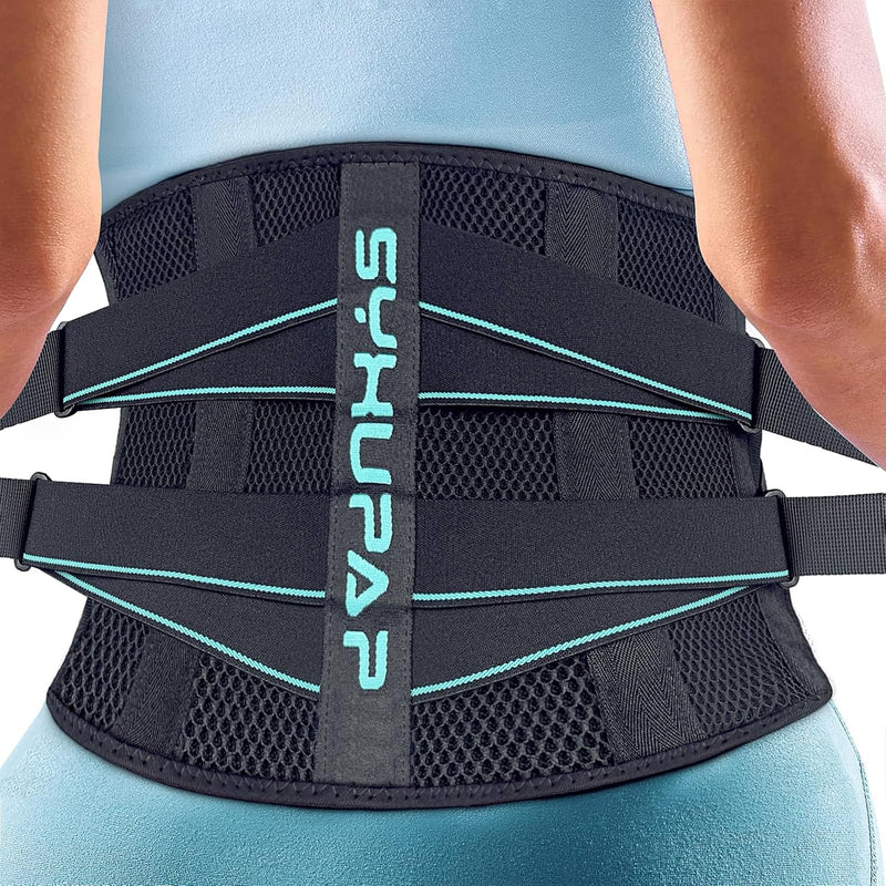 [Australia] - SYXUPAP Back Braces for Lower Back Pain Women and Men, Lumbar Support Belts for Men and Women with Anti-skid Lumbar Strips Pad, For Sciatica, Scoliosis, Heavy Lifting and Work, with Adjustable System XL(Your Waist 39″-47″) Your Weight:195-225lbs 