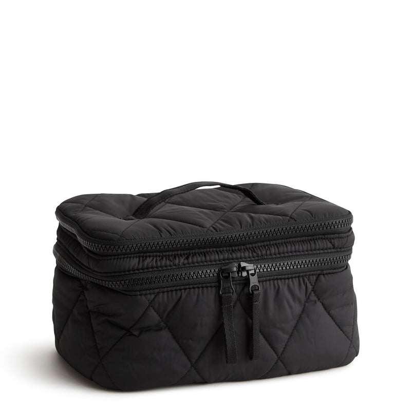 Vera Bradley Women's Featherweight Brush Up Cosmetic Case, Moonless Night, One Size