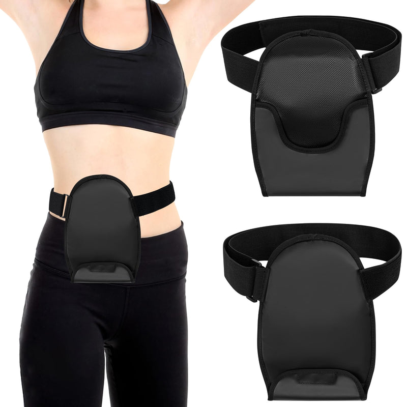[Australia] - Ostomy Bag Covers with Adjustable Elastic Colostomy Support Belt Pouch Stoma Ileostomy Supplies for Women Men Black 