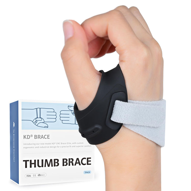 [Australia] - KD Thumb Brace Elite: CMC Thumb Support for Osteoarthritis and Arthritis Pain Relief - Fits Snugly Thumb Brace for Women Men (Small, Right Hand) Small 