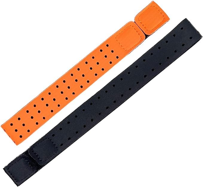 [Australia] - Replacement Armband Strap Compatible with OTF, Orange Theory Fitness Band orange+black 