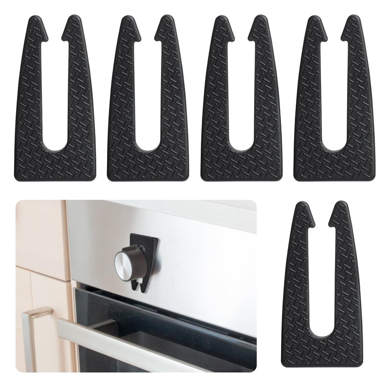 [Australia] - 5 Pack Stove Knob Locks,Gas Stove Knob Lock for Baby Safety,Child and Pets Safety Guards,Prevent Children or Pets from Accidentally Turning on Gas Stove 