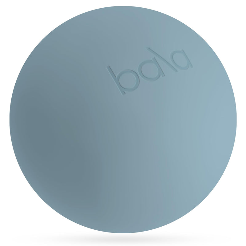 [Australia] - Bala Non-Weighted Exercise Ball - 8" Yoga Ball for Barre, Stretching, Strength & Core Training - Small Pilates Ball Workout Accessory with Mini Pump for Home Gym & Fitness Routines Sea 