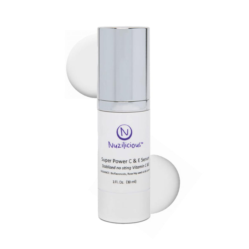 Professional Grade Super C & E Serum for Glowing Skin – Stabilized, Non-Stinging Vitamin C Formula – Vegan, Cruelty-Free, Anti-Dullness Face Serum – 1 oz 1 Ounce (Pack of 1)