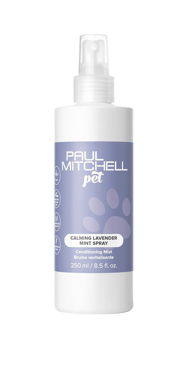 Paul Mitchell Pet Calming Lavender Mint Spray, Conditioning Mist, 8.5 fl.oz. - PawsPlanet Australia