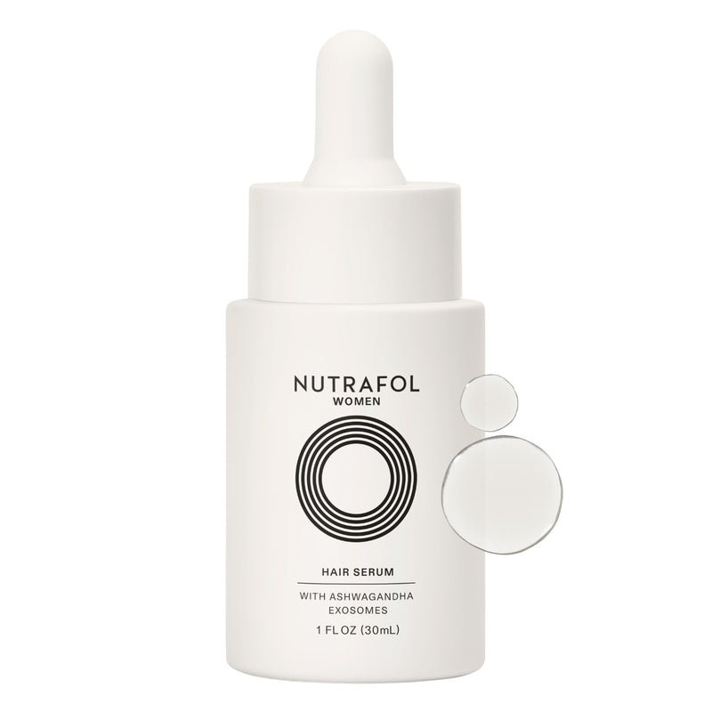 Nutrafol Women's Hair Serum, Supports Visibly Thicker and Stronger Hair, Vegan, Lightweight and Fast-Absorbing. 1 Fl Oz (Pack of 1)