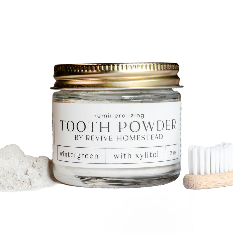 [Australia] - Hydroxyapatite Tooth Powder by Revive Homestead | Remineralizing Toothpaste Powder | Fluoride-Free | Whitening | All Natural | 2 oz Amber Glass Jar (Sweetener Free) (Orange) Orange 2 Ounce (Pack of 1) 