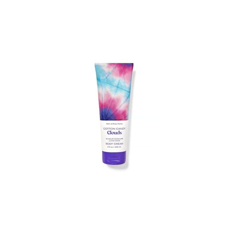 Bath & Body Works Ultimate Hydration Body Cream For Women 8 Fl Oz 1- Pack (8 Ounce (Pack of 1), Cotton Candy Cloud) 8 Ounce (Pack of 1)