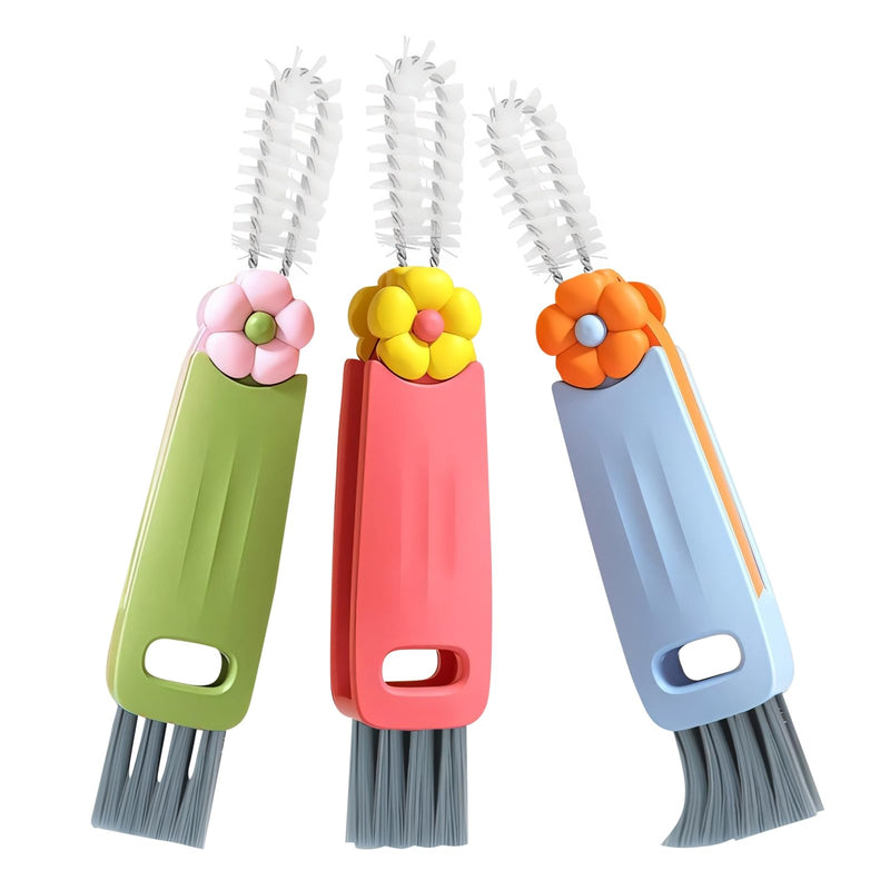 [Australia] - 3 in 1 Cup Lid Cleaning Brush, Portable Cup Cleaner Brush, 2024 New Water Bottle Cleaner Brush, 3 in 1 Multifunctional Cleaning Brush for Home Kitchen Cleaning ToolsÔºà3PCSÔºâ 