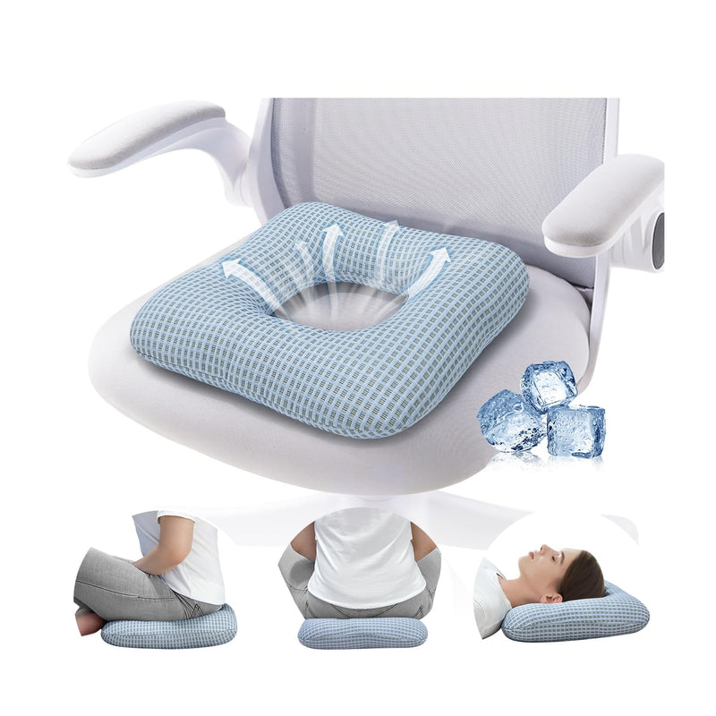 [Australia] - AOSSA Bed Sore Cushions for Butt Positioning Pillow Pressure Ulcer Cushion Medical Pressure Relief Sleeping Pillow After Surgery Positioner Wedge Turning Back Leg Coccyx Support Sitting Seat Cushion 