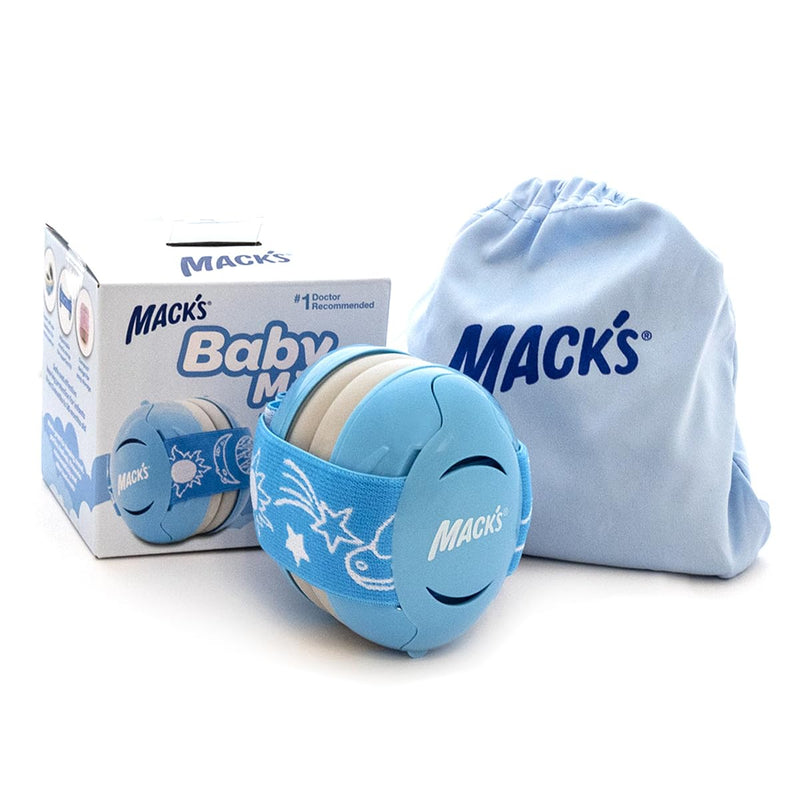 [Australia] - Mack's® Baby Muffs | Baby Ear Muffs Noise Protection | High NRR - 17 Decibels | Noise Cancelling Headphones for Babies & Toddlers | Ages 3-36 Months 