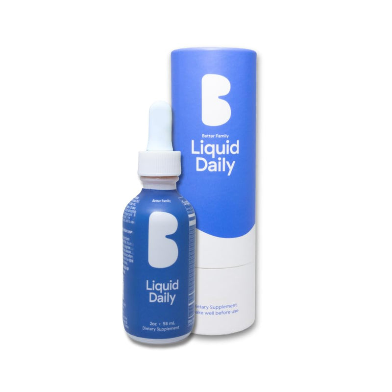 Better Family - Liquid Daily Multivitamin - All-in-One Wellness Drop - All Ages & Genders - Methylated Vitamins - No Sugar or Artificials - Gluten Free, Non-GMO - Dietary Supplement - 2oz (60 ml) 2 Fl Oz (Pack of 1)