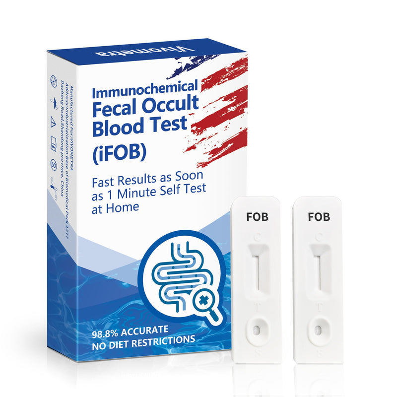 [Australia] - Colorectal Diseases Test at-Home Immunochemical Fecal Occult Blood (iFOB) Colon Screening Test Kit 2 Pack 