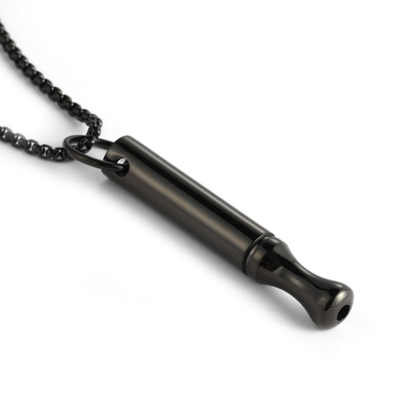 [Australia] - Breathing Necklace for Anxiety Relief Quit Smoking Tools Breathe Easy Necklace Stop Smoking Aids Breathlace Necklace Fum Vaporless Inhaler Breathless Anxiety Necklace for Women/Men Style3 Black 