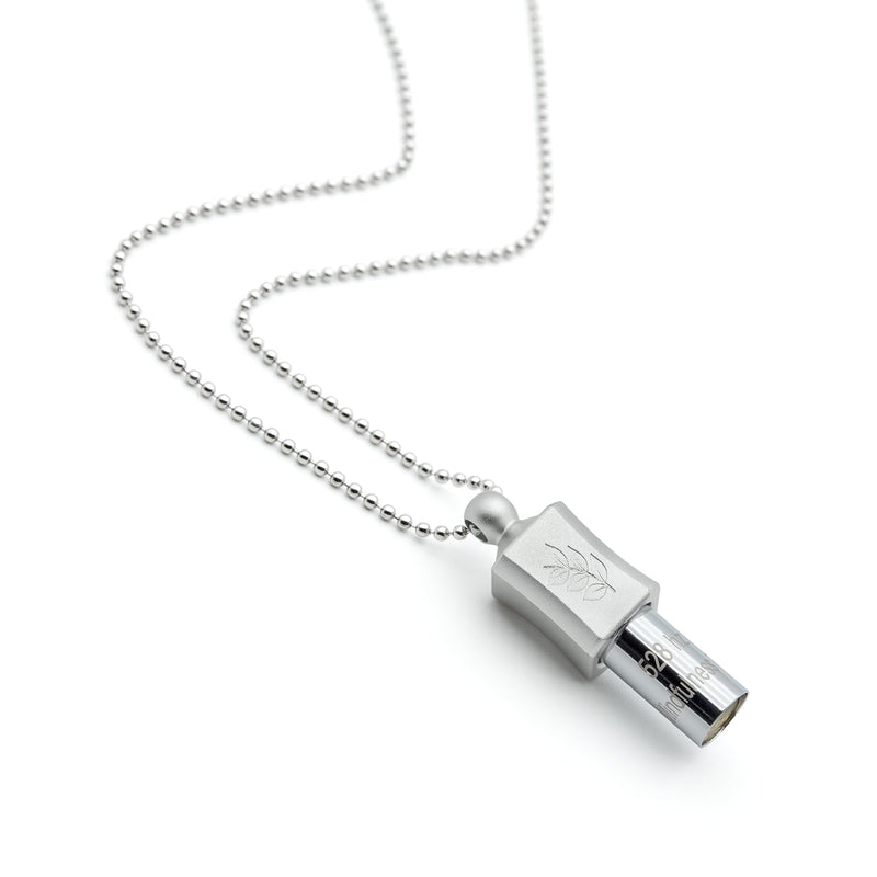 [Australia] - 528 Hz Meditation Necklace Breathing Frequency Sound Healing Device by Adjusting The Breathing for Anxiety & Stress Relief Mindfulness (White) 