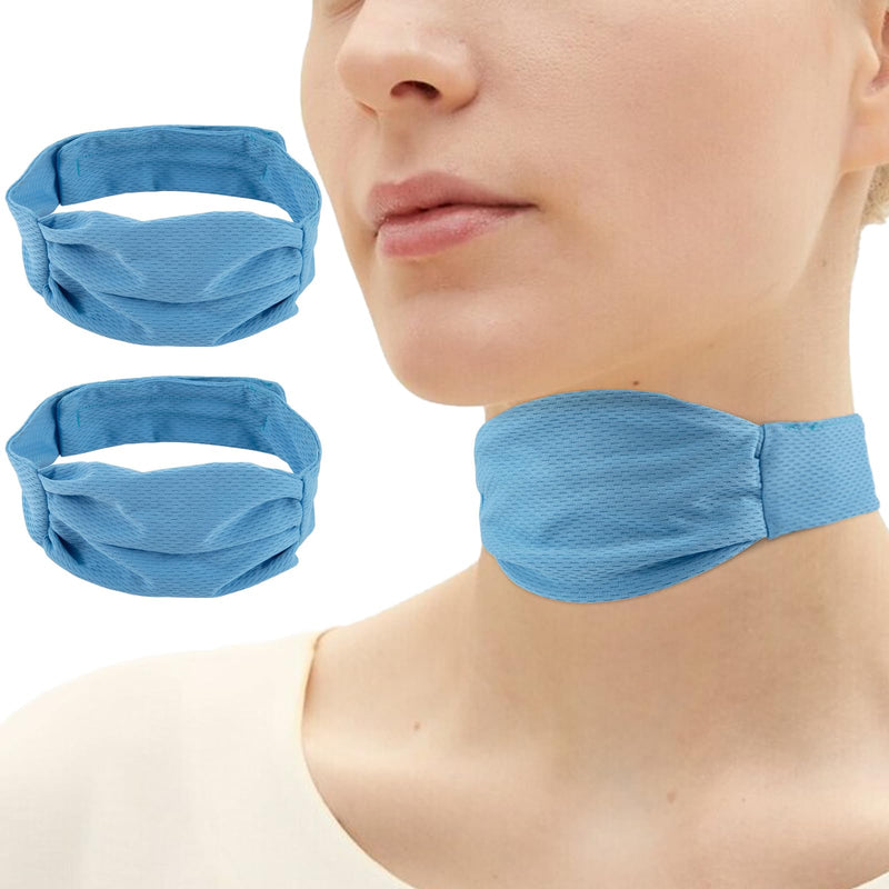 [Australia] - 2Pcs Trach Covers for Tracheostomy Neck Stoma Cover Breathable Dust- Proof Shield Neck Trachea Protector Adjustable Tracheostomy Supplies Reusable Tracheostomy Care Kits for Men and Women 