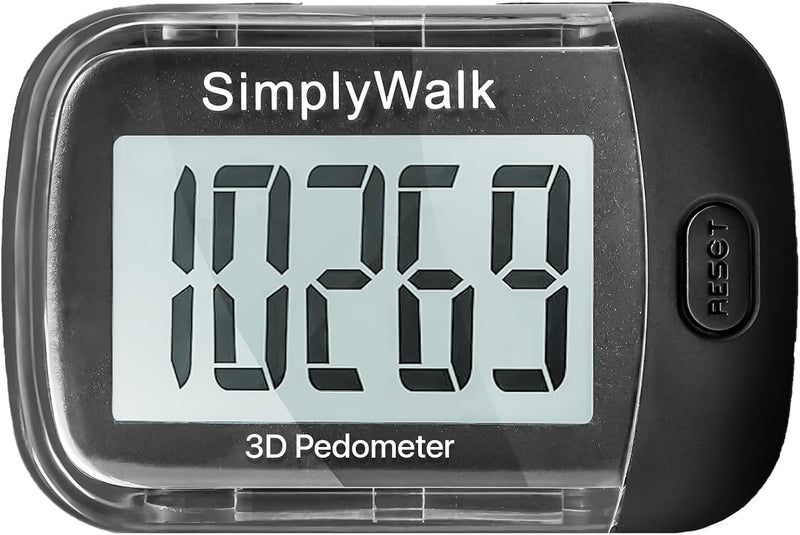 [Australia] - Simple Pedometer for Walking, Step Counter with Large Display, for Women Men Kids Seniors 
