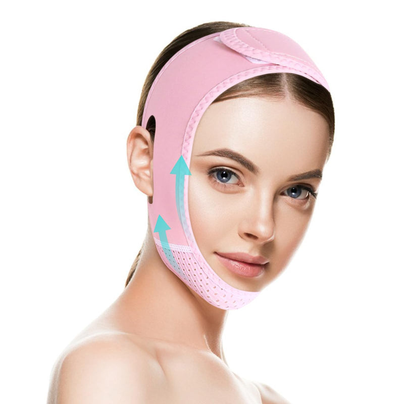 [Australia] - Chin Strap for CPAP Users, Chin Strap for Snoring, Anti Snoring Devices Adjustable, Chin Strap for Men and Women to Stop Snoring, Pink QQ1 
