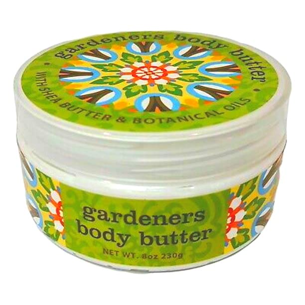 Greenwich Bay Trading Co. Scented Botanic Body Butter - Luxurious Hydration with Shea & Cocoa Butter, Enriched with Vitamin E - 8 Ounce Tub (Gardeners) Gardeners 8 Ounce (Pack of 1)