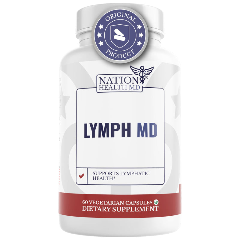 [Australia] - Lymph MD - Lymphatic System Supplement with 9 Botanicals - Dandelion, Burdock, Echinacea, Lemon & More - Supplements for Men and Women - 60 capsules 