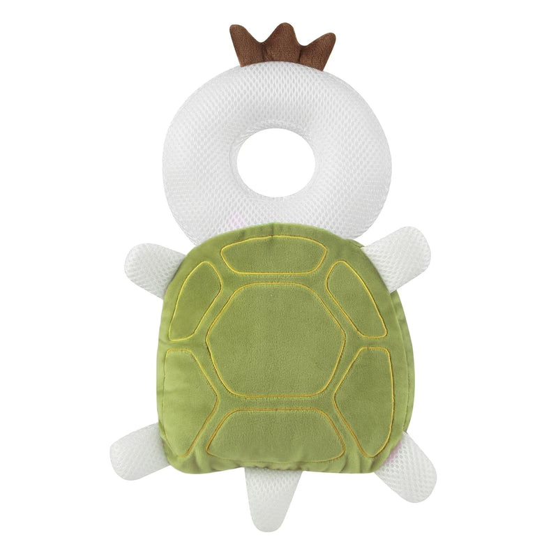[Australia] - PandaEar Baby Head Protection Backpack Toddler Adjustable Walking Head Protector, Head Protection Backpack Wear Safety Pad for Falling Crawling and Walking (Green) Turtle 