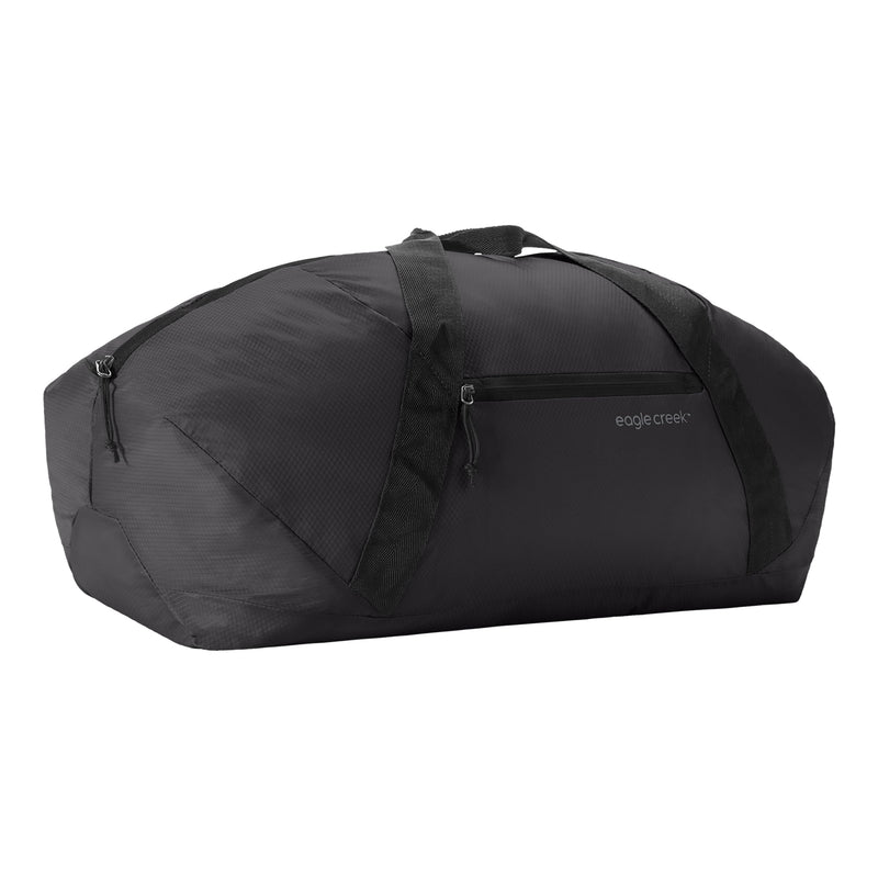 Eagle Creek Packable Duffel Bag, Black | Large Capacity Portable Duffel Bag, Easy to Store, Ultralight and Minimalist, Travel Essential