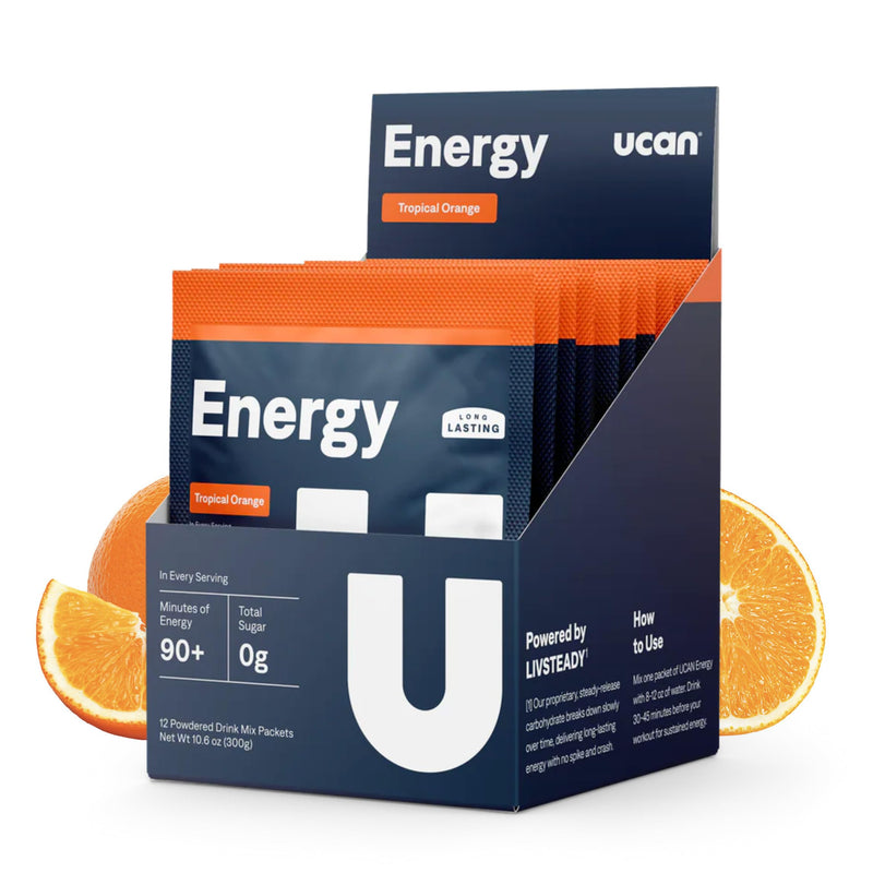 [Australia] - UCAN Energy Powder, Tropical Orange, Keto, Sugar-Free Pre & Post Workout for Men & Women, Non-GMO, Vegan, Gluten-Free, Great for Runners, Gym-Goers and High Performance Athletes (12 Servings, 25g) Tropical Orange (12 Servings) 