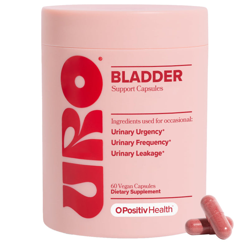 [Australia] - O Positiv URO Bladder Control Supplement for Urinary Urgency, Urinary Frequency, Urinary Leakage with Pumpkin Seed Extract, Soy Germ Extract, Saw Palmetto, 30 Servings (Pack of 1) 