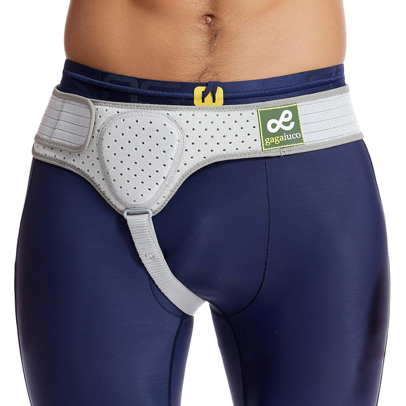 Inguinal Hernia Belt I For right or left side I Hernia Belt I Postoperative Men's Inguinal Hernia Support Belt for Inguinal Hernia | Adjustable Elasticity-S Small 1