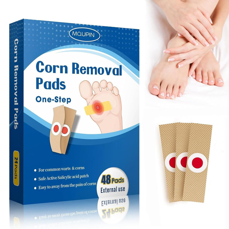 [Australia] - 48 Count Corn Removal Pads for Feet and Toe, Corn Feet Remover for Extra Strength, Callous Remover 