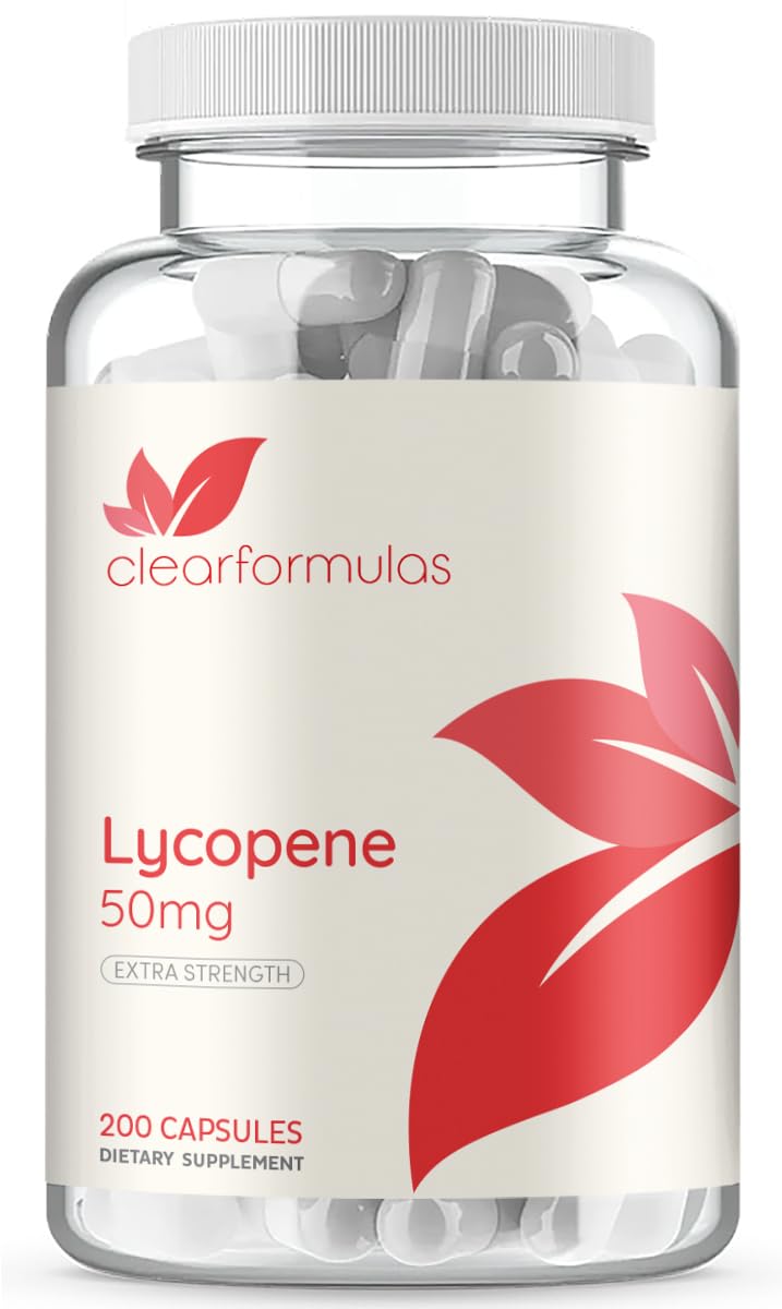 [Australia] - Lycopene 50mg 200 Vegetarian Capsules (Non-GMO & Gluten Free) 
