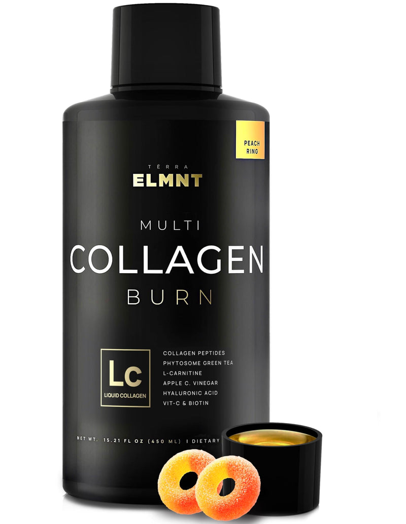Premium Liquid Collagen for Women Weight Loss & Beauty Collagen Peptides | Hyaluronic Acid, Biotin, L-Carnitine, ACV - Ultra Pure Multi Collagen Protein Shots, Colageno, Hair Nails And Skin Vitamins