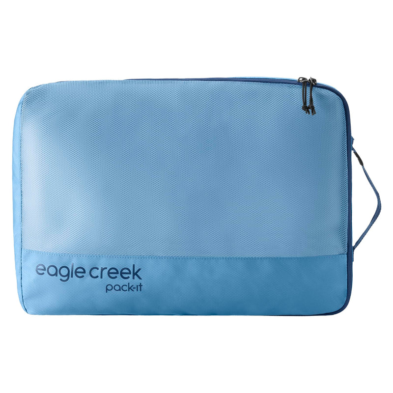 Eagle Creek Pack-It Reveal Cube, Large, Blue Dawn | Lightweight Packing Cubes for Optimizing Luggage Space, Easy to Carry, Mesh Fabric, Breathable, Easy Grab Zipper
