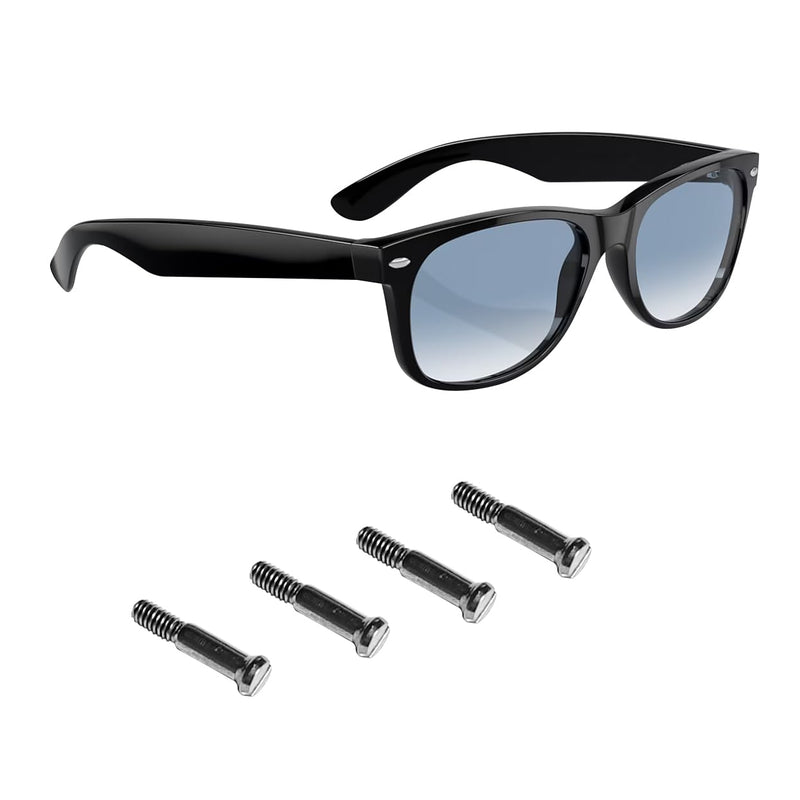 [Australia] - Replacement Screws for Ray Ban Sunglasses Wayfarer RB2140 RB4340 Sunglasses Repair Screw Kit (Set of 4),Screwdriver silver 