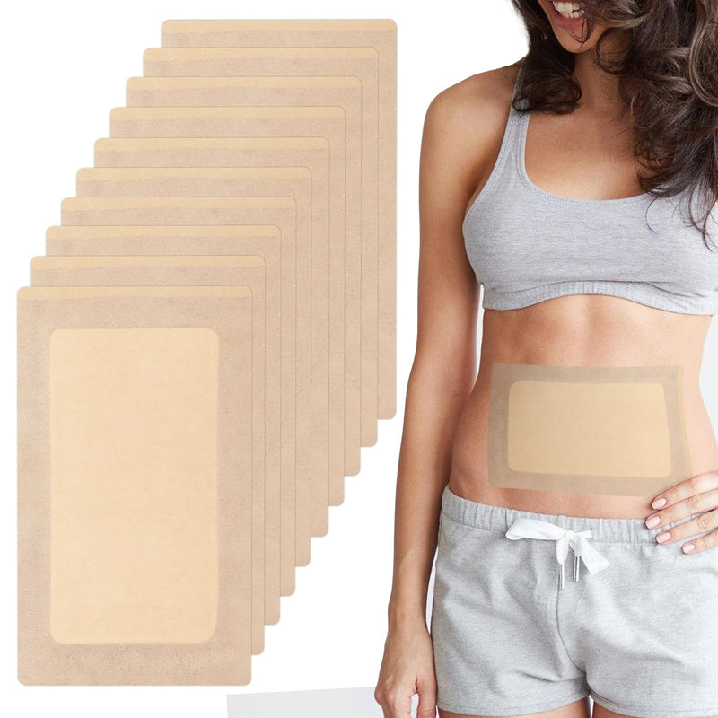 [Australia] - 10pcs Castor Oil Pack Wrap - Self-Adhesive, High Absorbent Organic Cotton Flannel, No Leak Design for Women & Men 