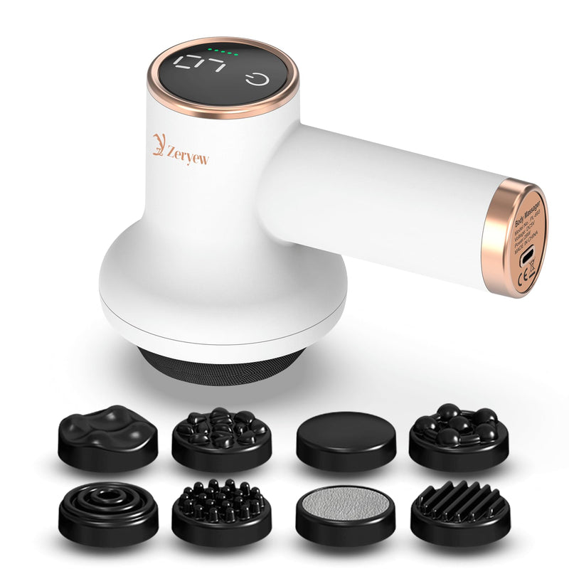 [Australia] - Cordless Cellulite Massager, Handheld & Mini Lymphatic Drainage Massager, Massage Stomach Belly Arms Legs, Body Sculpting Machine for Women Female at Home -1.1lb Weight 