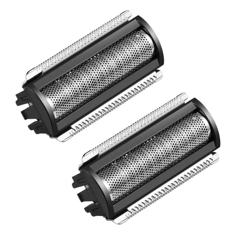 [Australia] - Replacement Foil Blade Compatible with MANSCAPED The Lawn Mower 5.0 Ultra Hair Trimmer,Stainless Steel Groin Hair Foil Shaver Head for Close Body Hair Grooming,2 Pack Black-1 