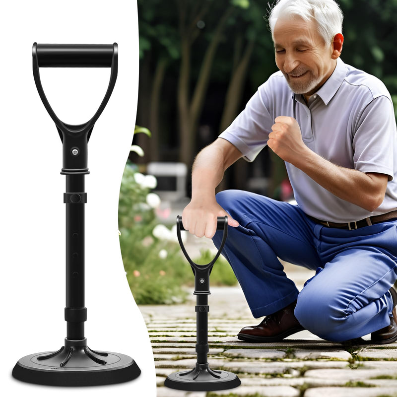 [Australia] - Upgraded Portable Standing Aid with Integrated Reinforced Fixation Buttons and Oversized 7" Base, an Adjustable Standing and Daily Living aid Designed for Seniors 